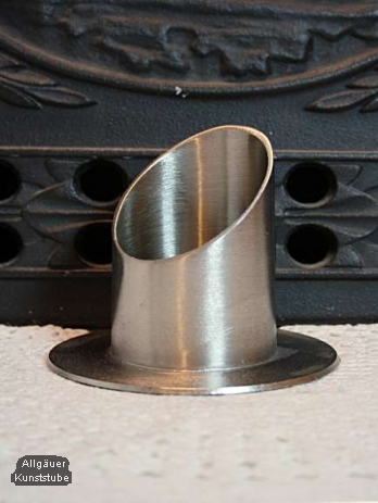 Kerzenständer Oskar / silber/5 cm