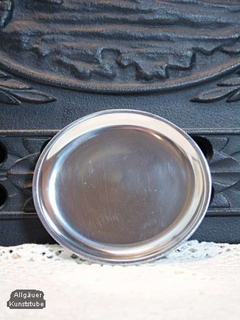 Kerzenteller Sofie /silber/ 10 cm