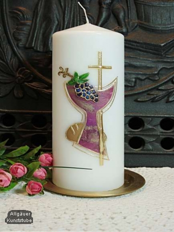 Konfirmationskerze Lilo